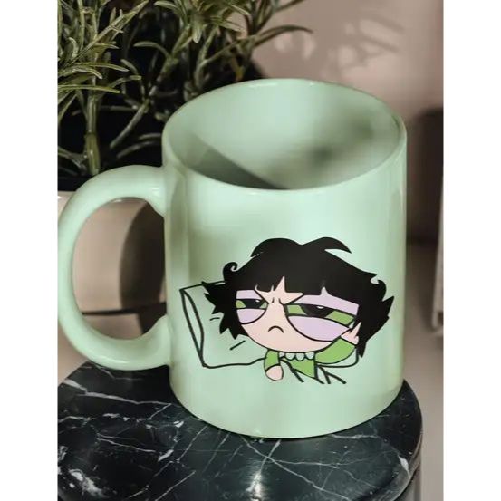 Caneca As Meninas Superpoderosas Personalizada | Florzinha, Lindinha e Docinho Porcelana 325ml