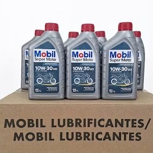 Caixa Óleo 24 LITROS Mobil Super Moto 4T MX 10w30 Semissintético Original