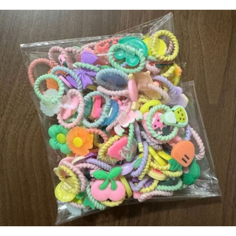 Elásticos de Cabelo Estilo Coreano para Crianças, Faixas de Cabelo que Não Danificam para Meninas, Acessórios
