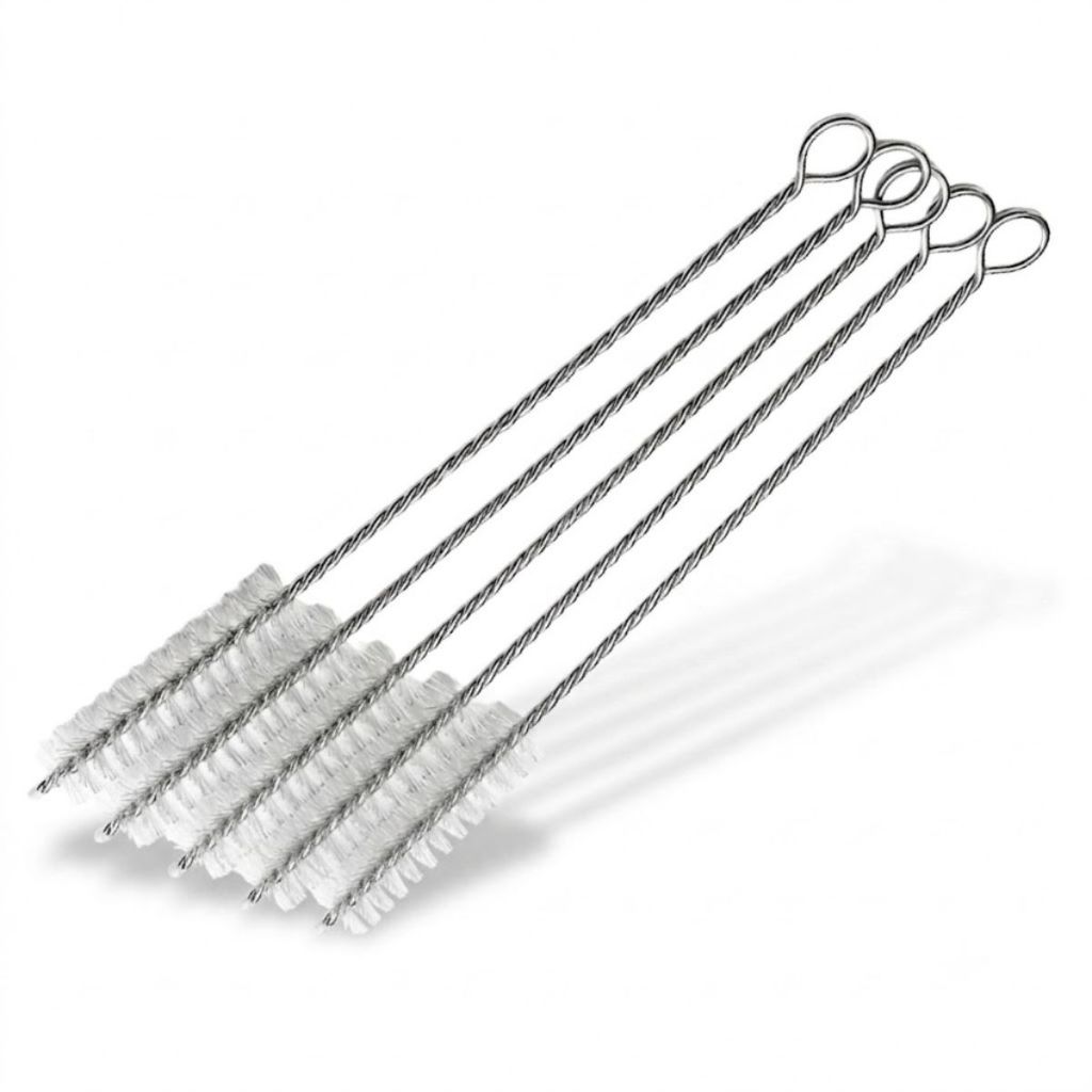 2 Escova Limpeza Limpa Canudo Copo Garrafa Inox Higiene