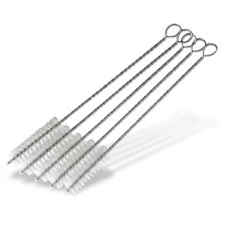 2 Escova Limpeza Limpa Canudo Copo Garrafa Inox Higiene
