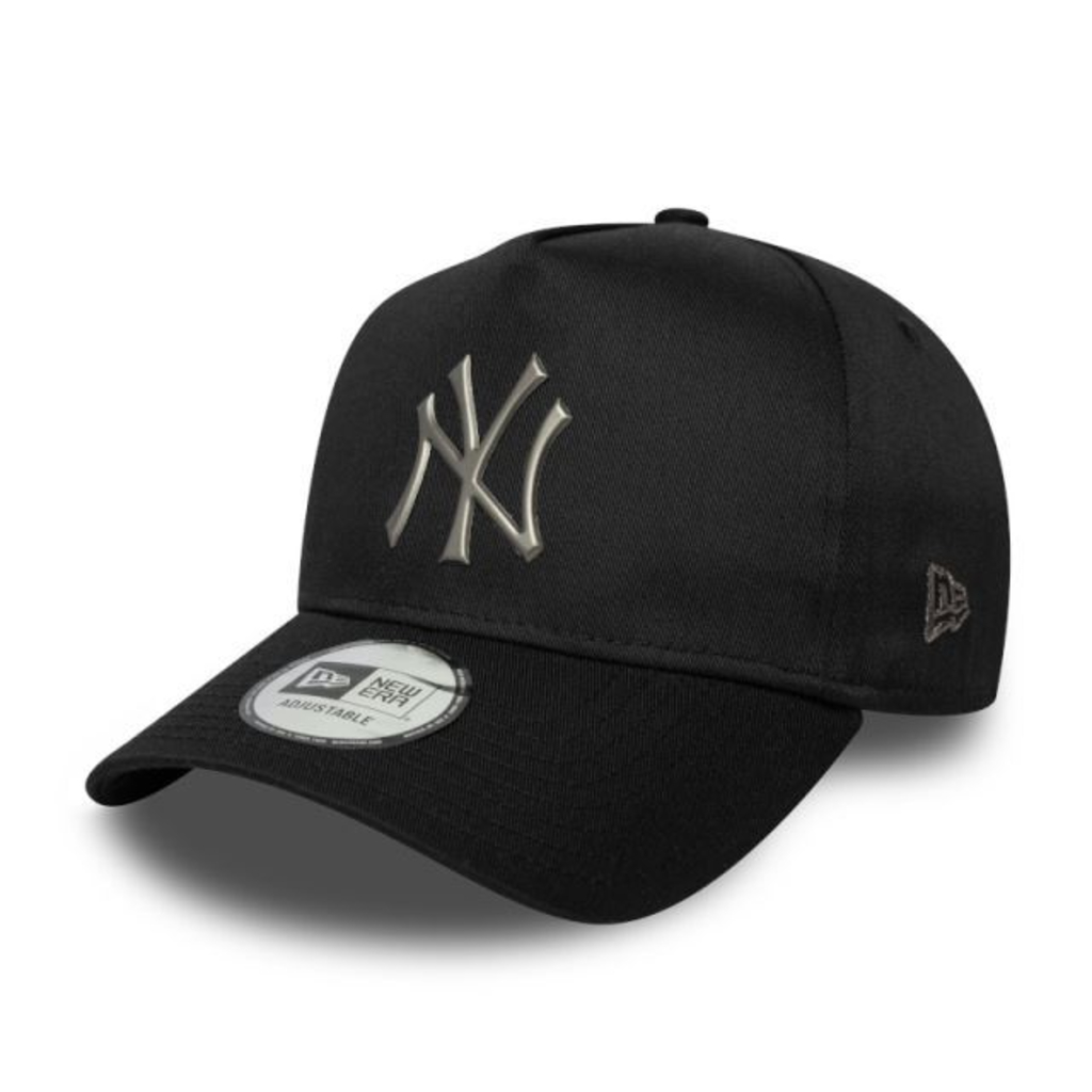 BONÉ NEW ERA 9FORTY A-FRAME SNAPBACK NEW YORK YANKEES MLB PRETO - AJUSTÁVEL | ORIGINAL