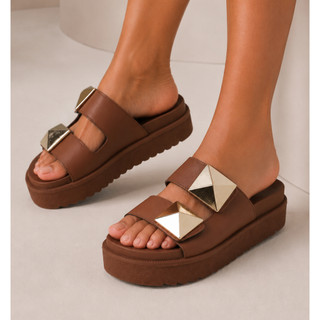 Papete Feminina Birken Tiras Aderentes Fashion Verão Lançamento