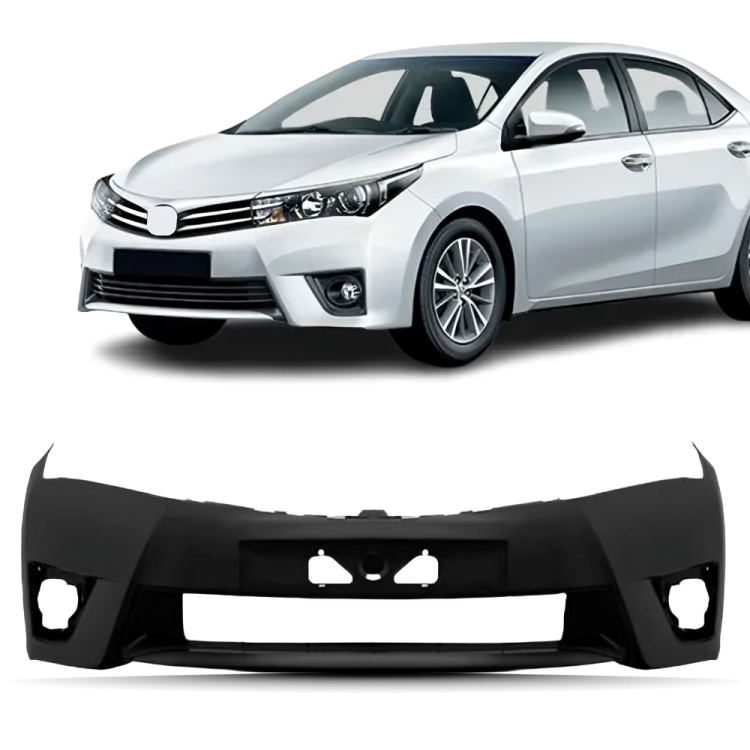 Parachoque Dianteiro Corolla 2014 2015 2016 2017 Preto Liso