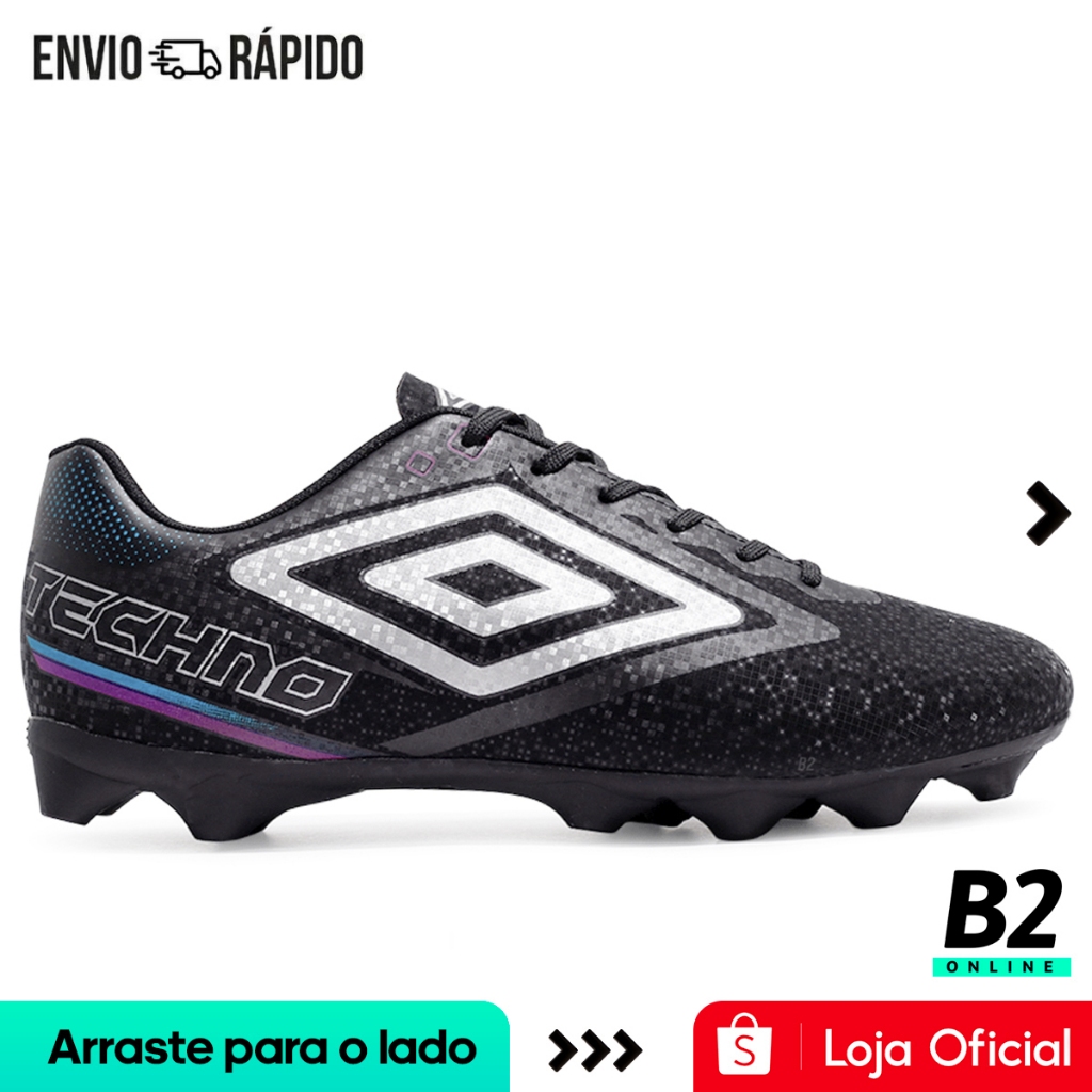 Chuteira Campo Umbro Techno II Masculina Original com Nota Fiscal e Garantia