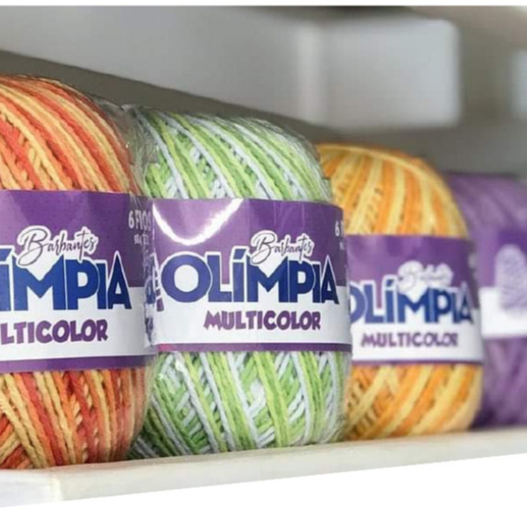 Barbante Olímpia Multicolor fio 6 200g