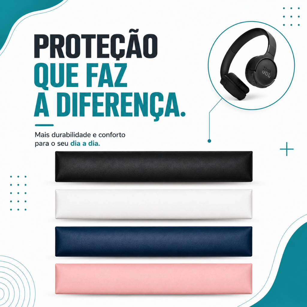 Almofadas Novas Com Arco Para Fone  JBL TUNE T510 T510BT T520 T520BT T600
