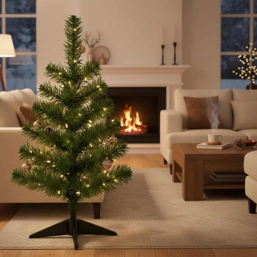 Árvore De Natal Pinheiro Verde 60cm Carrefour