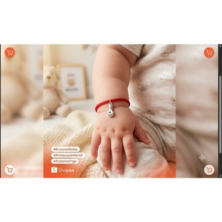 Pulseira kabbalah de Cetim Vermelha Para Bebê com Figa pulseira cabala proteção