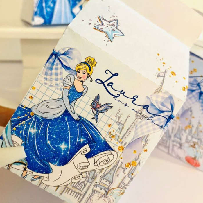 KIT CAIXINHAS  CINDERELA  PERSONALIZAO | Caixinhas para festa de aniversario