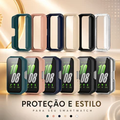 Case Com Película Para Galaxy Fit 3 Samsung Capa Capinha Bumper Fit3
