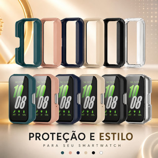 Case Capa Capinha Com Película Para Smartwatch Samsung Galaxy Fit 3 Relogio Fit3