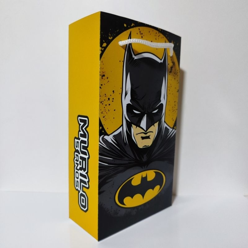 Sacolinha Personalizada para lembrancinha Batman| Lembrancinha personalizada para aniversário infantil