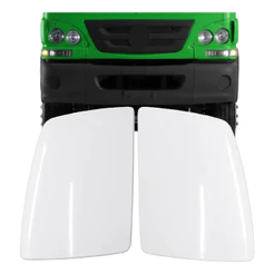 Defletor Lateral Moldura Farol Mb Accelo 715 815 1316 - Plástico
