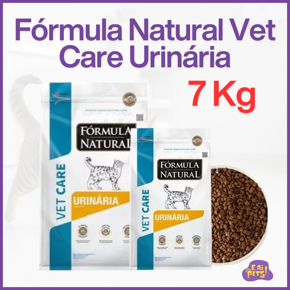 Ração Fórmula Natural Trato Urinário Para Gatos Vet Care 7Kg