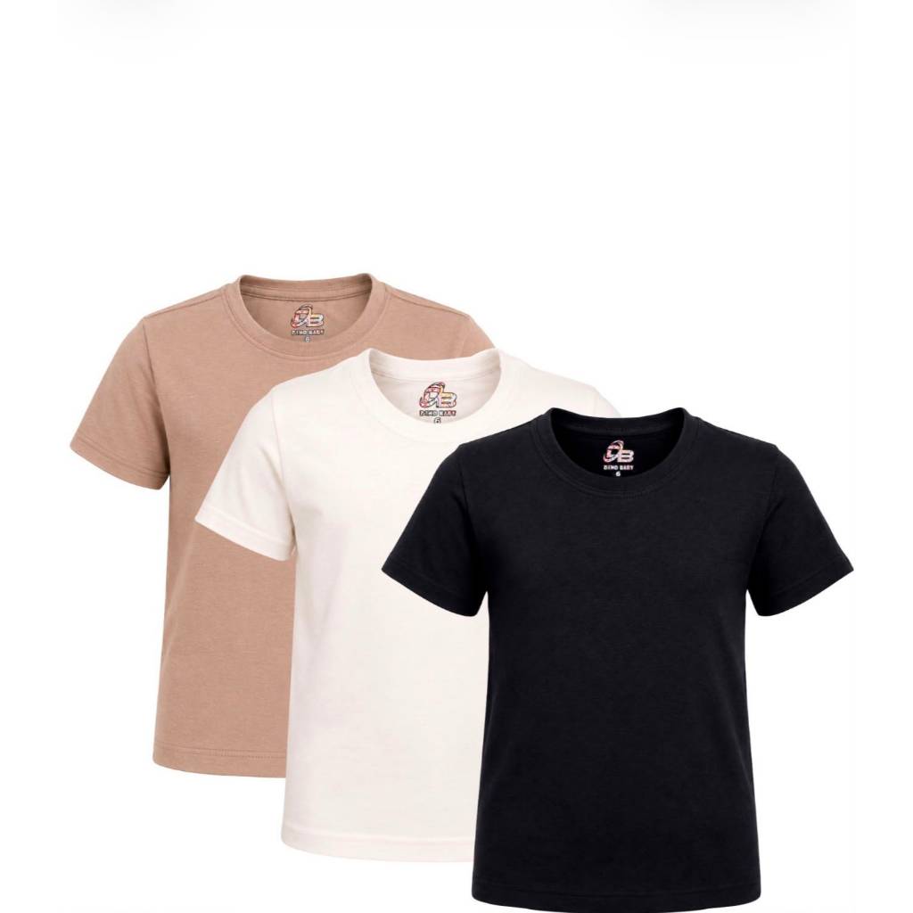 Camisa Bebe Menino Infantil Estilo Casual de algodão Basico nos tamanhos 1 ao 12