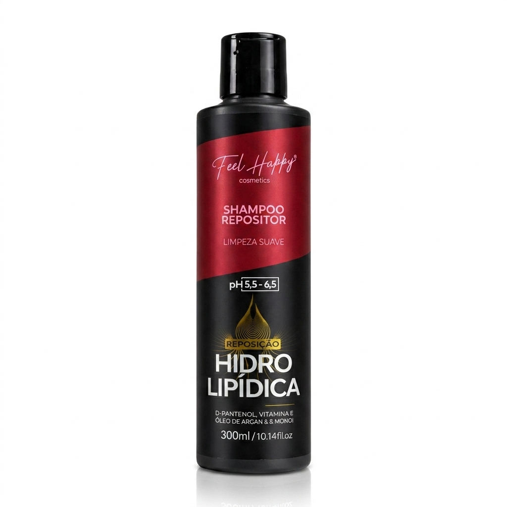 Shampoo Reposição Hidro Lipidica 300ml Feel Happy