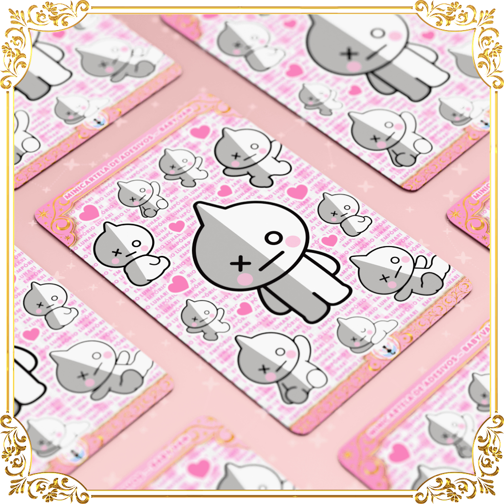 Mini Cartela de Adesivos Baby Van ✨ – KPOP Fofo Idol Coreano Kawaii Colecionável Decoração Toploader