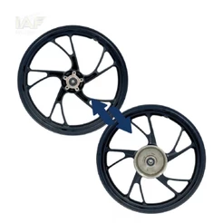 Rodao Roda Liga Leve Pé De Galinha Cg Titan Fan Ks 150 160 Start Cargo Freio A lona E Tambor Preto