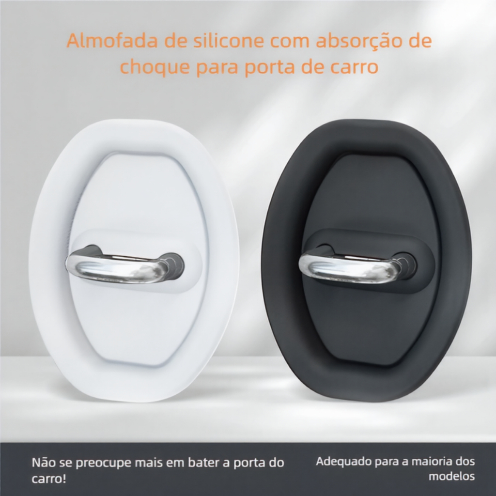 Kit de 2 ou 4 peças Amortecedor de Fechadura  Protetor Porta Do Carro Anti Impacto Universal