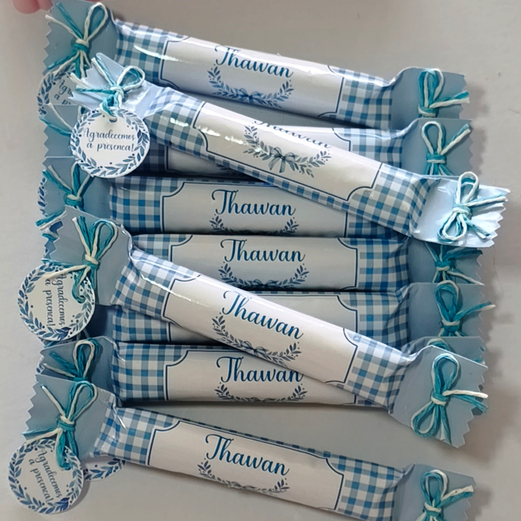 JUJUBA PERSONALIZADAS LEMBRANCINHA MATERNIDADE  - CHA REVELAÇAO - CHA DE BEBE E ANIVERSARIO