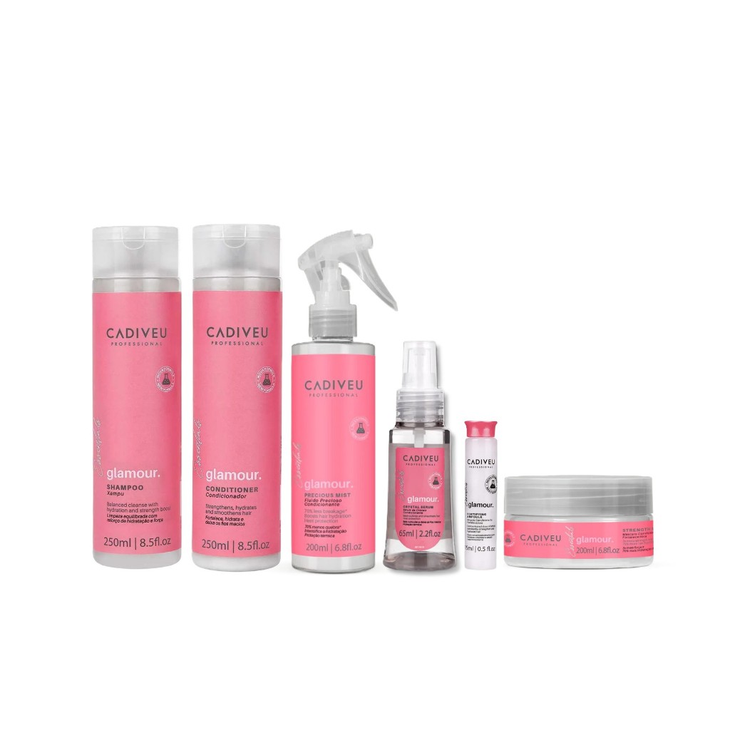 Cadiveu Kit Glamour Completo com 6 Produtos