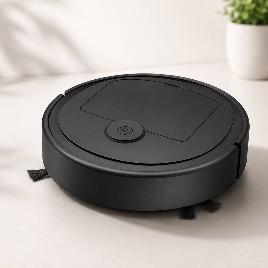 Robô Aspirador Mini Inteligente Automático Rob Aspirador
