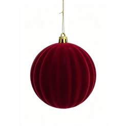 Kit 3 Bolas De Natal Decorativo Liso Camurça Veludo 10cm