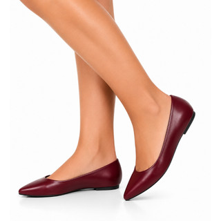 Sapatilha Feminina Bico Fino Slingback Rasteira Social Confortável