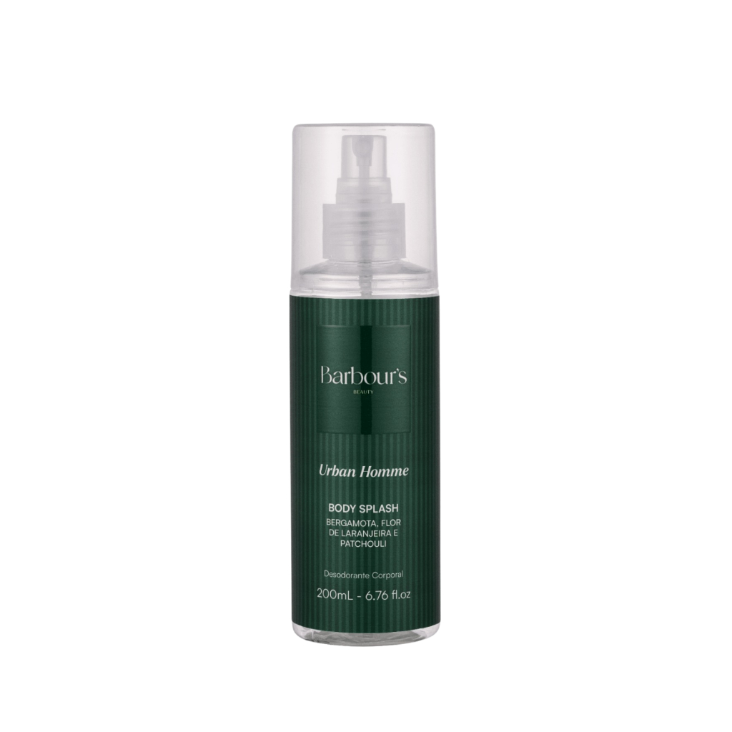 Body Splash Urban Homme Desodorante Colônia 200ml Barbour’s Beauty
