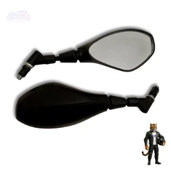 PAR DE RETROVISOR ARTICULADO GIRO 360 HASTE CURTA ESPELHO MOTO BMW F800 YAMAHA FAZER FACTOR XTZ YBR