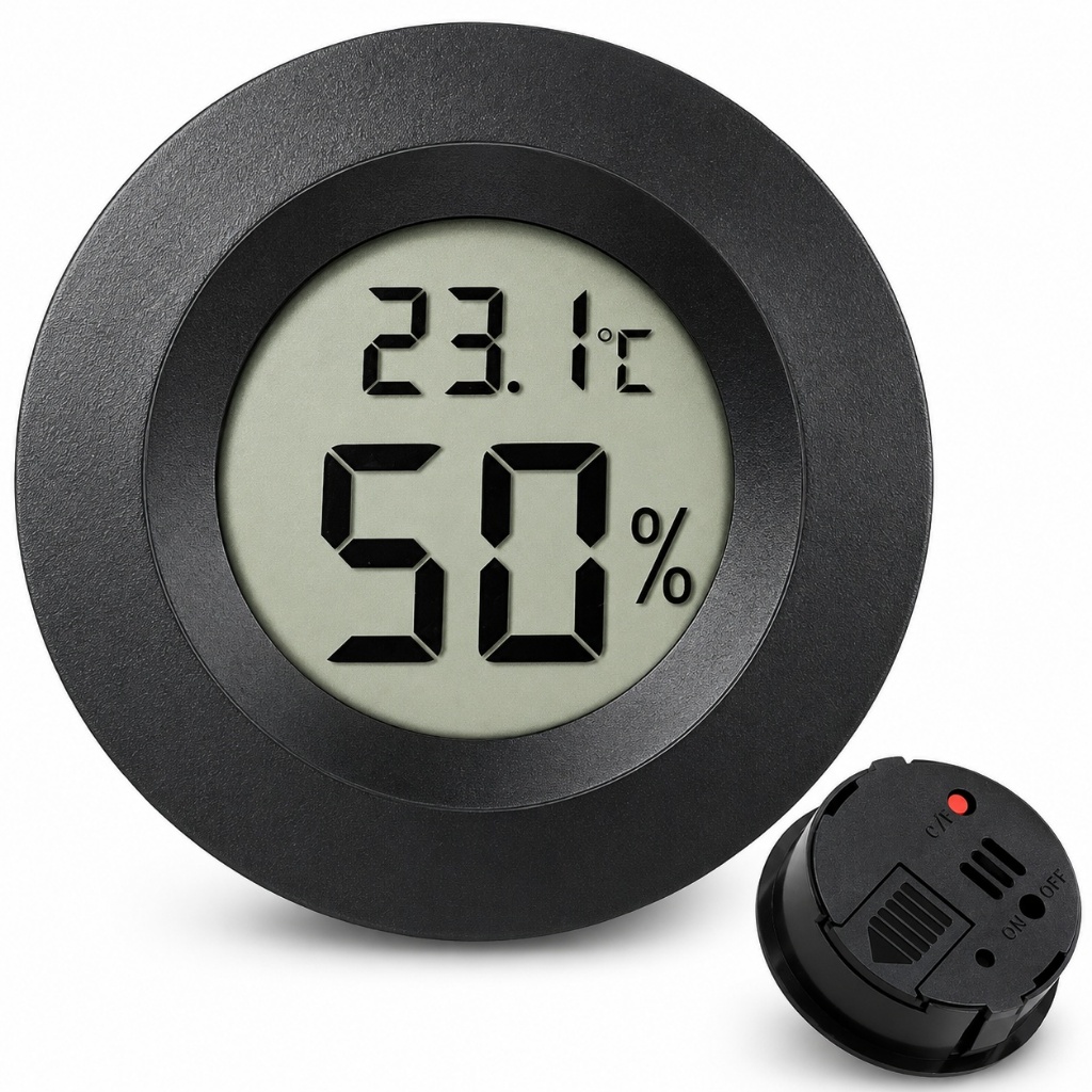 Mini Termômetro E Higrômetro Digital Lcd Alta Precisão
