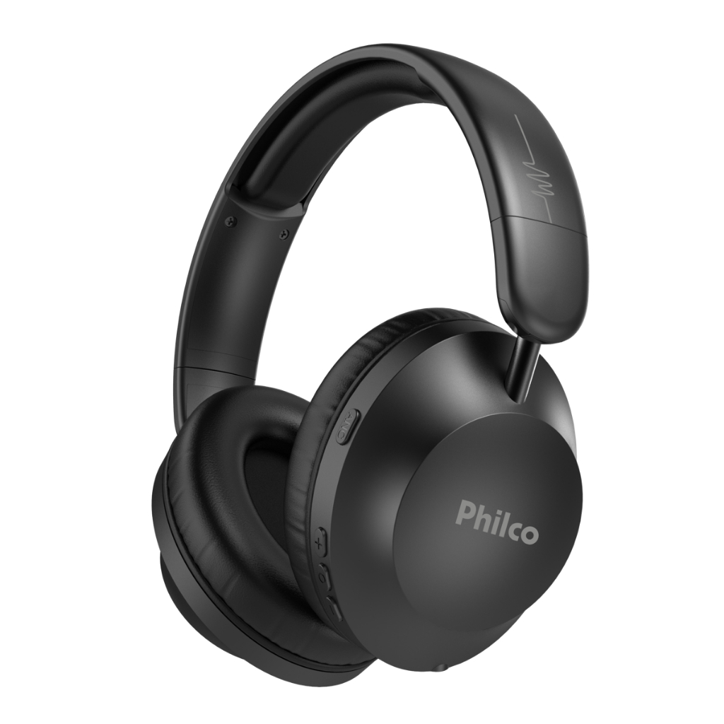 Fone de ouvido Philco Bluetooth PFO09 Preto