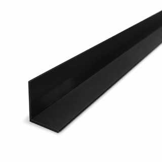 10 Cantoneiras Alumínio Preta 3/4 90cm 0,6mm