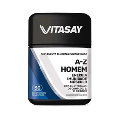 Suplemento Alimentar Polivitamínico Vitasay A-Z Homem 30 Comprimidos