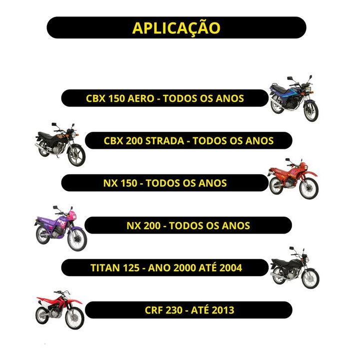 Motor Partida Crf 230 Cbx 200 Titan 125 Nx Xr 200 Base Alta — imagem 2 de 2