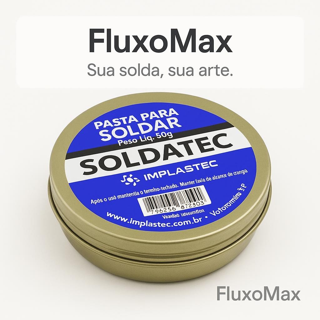 Pasta para Soldar -  soldatec -  Eletroeletrônica