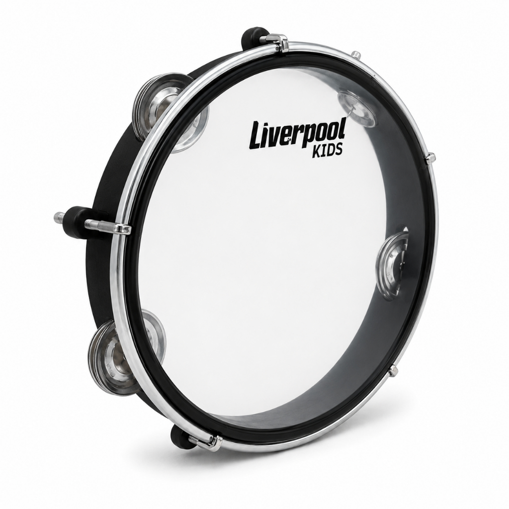 Pandeiro Infantil 8 Polegadas para Crianças Instrumento de Percussão Musicalização — imagem 2 de 2