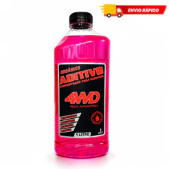 Aditivo Rosa Radiador Orgânico Concentrado Liquido de Arrefecimento Anticorrosivo