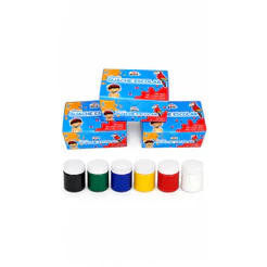 5 Cx Tinta Guache 15ml Tempera 6 Cores Pintura Aquarela Atacado Kit Lembrancinha Infantil Escolar