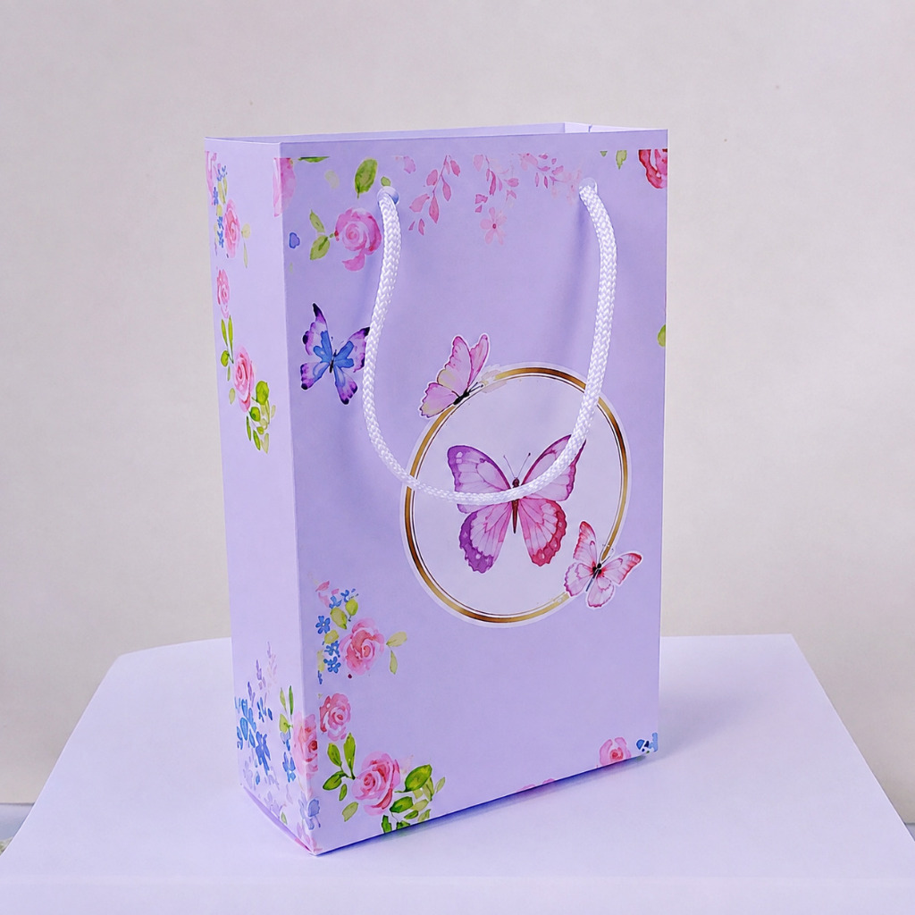 Kit Sacolinha Surpresa Festa Infantil Personalizado JARDIM DAS BORBOLETAS Lembrancinhas  Aniversário