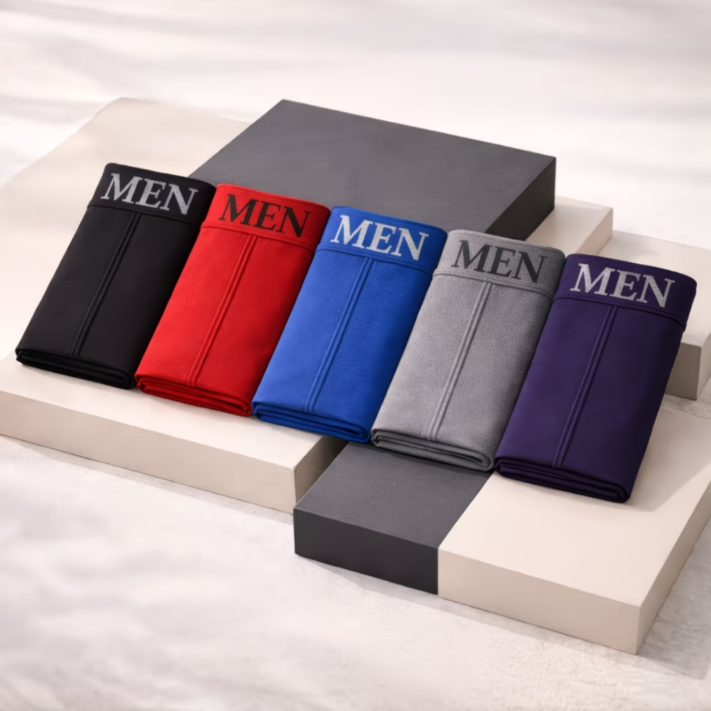 Kit 7 Cuecas de Microfibra Sem Costura Masculina– Conforto, Durabilidade e Estilo