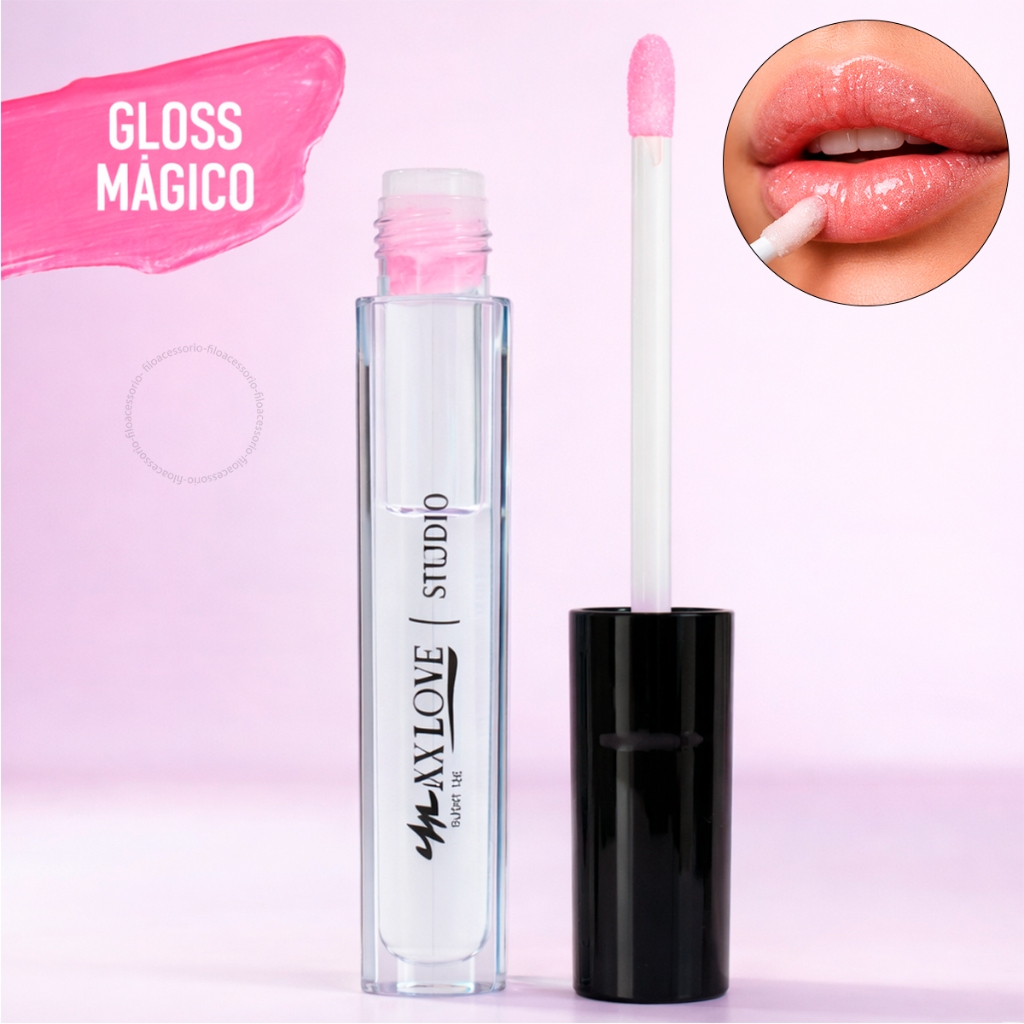 Gloss Lip Volumoso 1 ou 2 Mágico Love Max Love Lábios