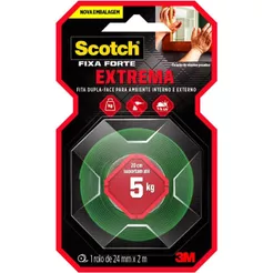 Fita Dupla Face Fixa Forte EXTREME 3M 24MM X 2M