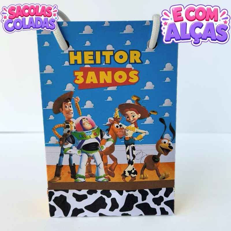 Sacolinha  Toy Story Personalizados/Lembrancinha de Festa/Aniversário//Lembrancinha Festa Infantil