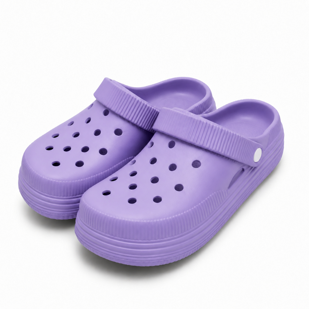 Babuche Feminina Plataforma EVA, Chinelo Clog Moderno Leve e Macio, Sola Grossa Antiderrapante, Conforto para Caminhadas — imagem 2 de 2