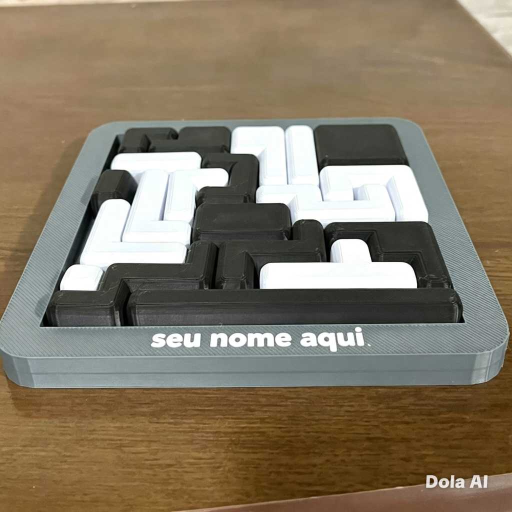 Quebra cabeça personalizado com nome, brinquedo educativo, jogo de raciocínio, lembrancinhas aniversario.