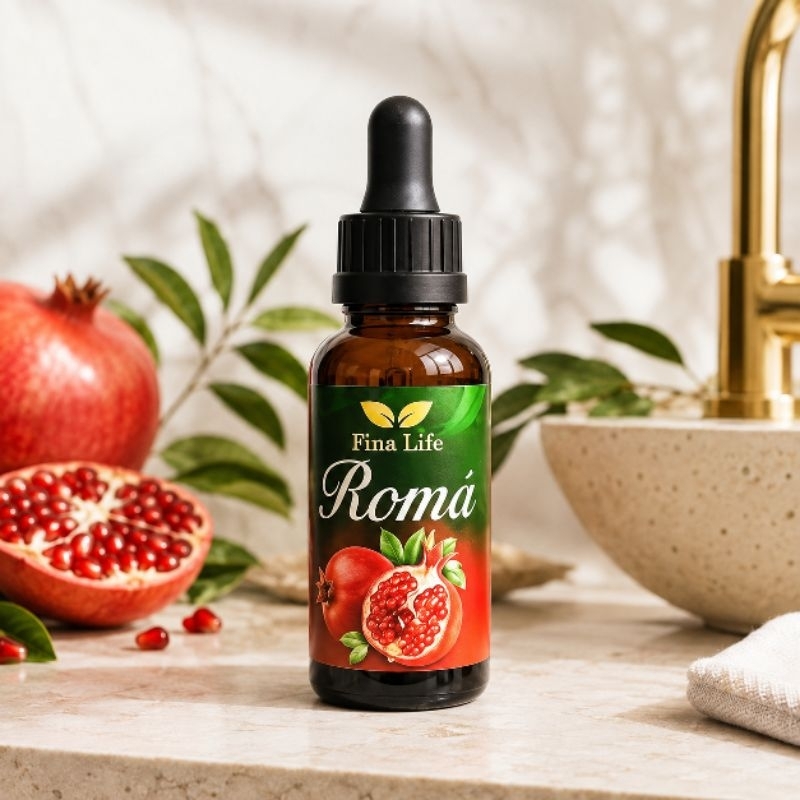 Gotas de Romã 30ml fina life 100% natural
