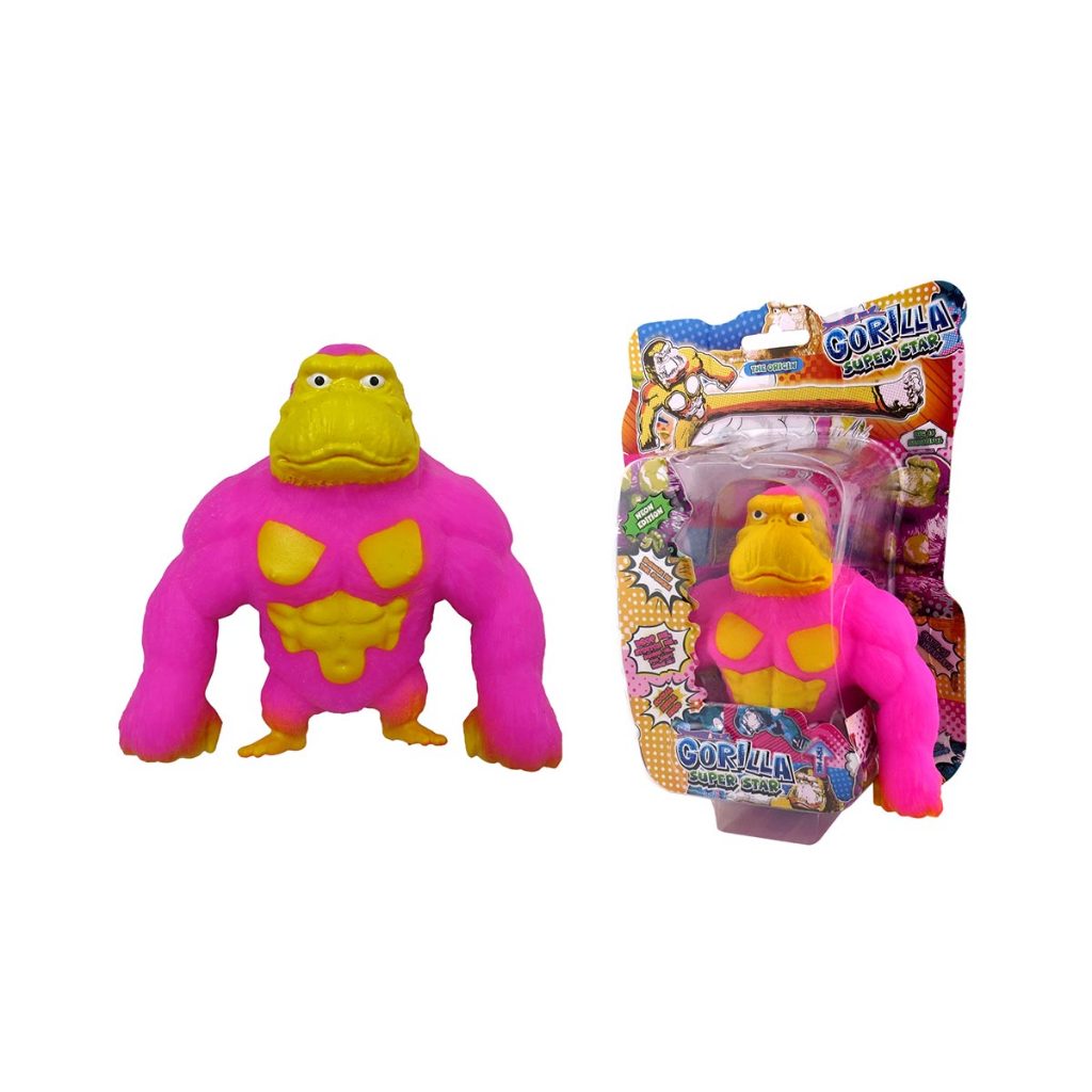 Boneco Elástico Zola de 10cm - Stretchapalz Gorilla