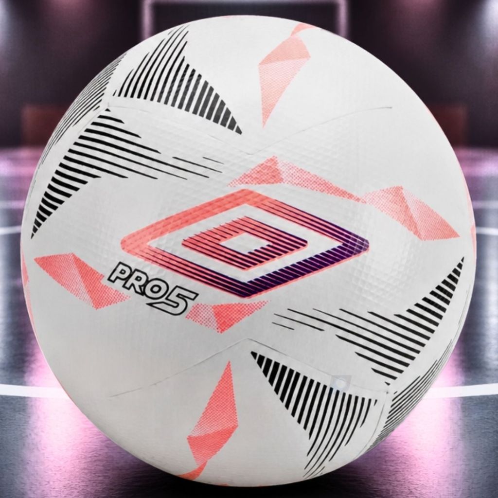 Bola Futsal Umbro Pro 5 Resistente Branca Tamanho 4 Salão Quadra Futebol Indoor Profissional - Original